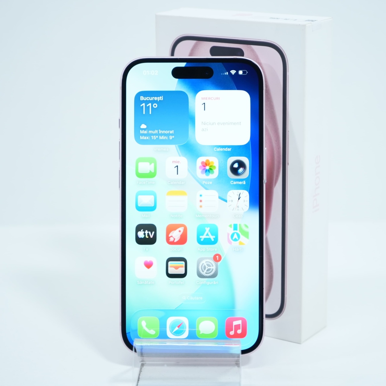 Telefon Apple iPhone 15 128GB, Pink - imagine 2