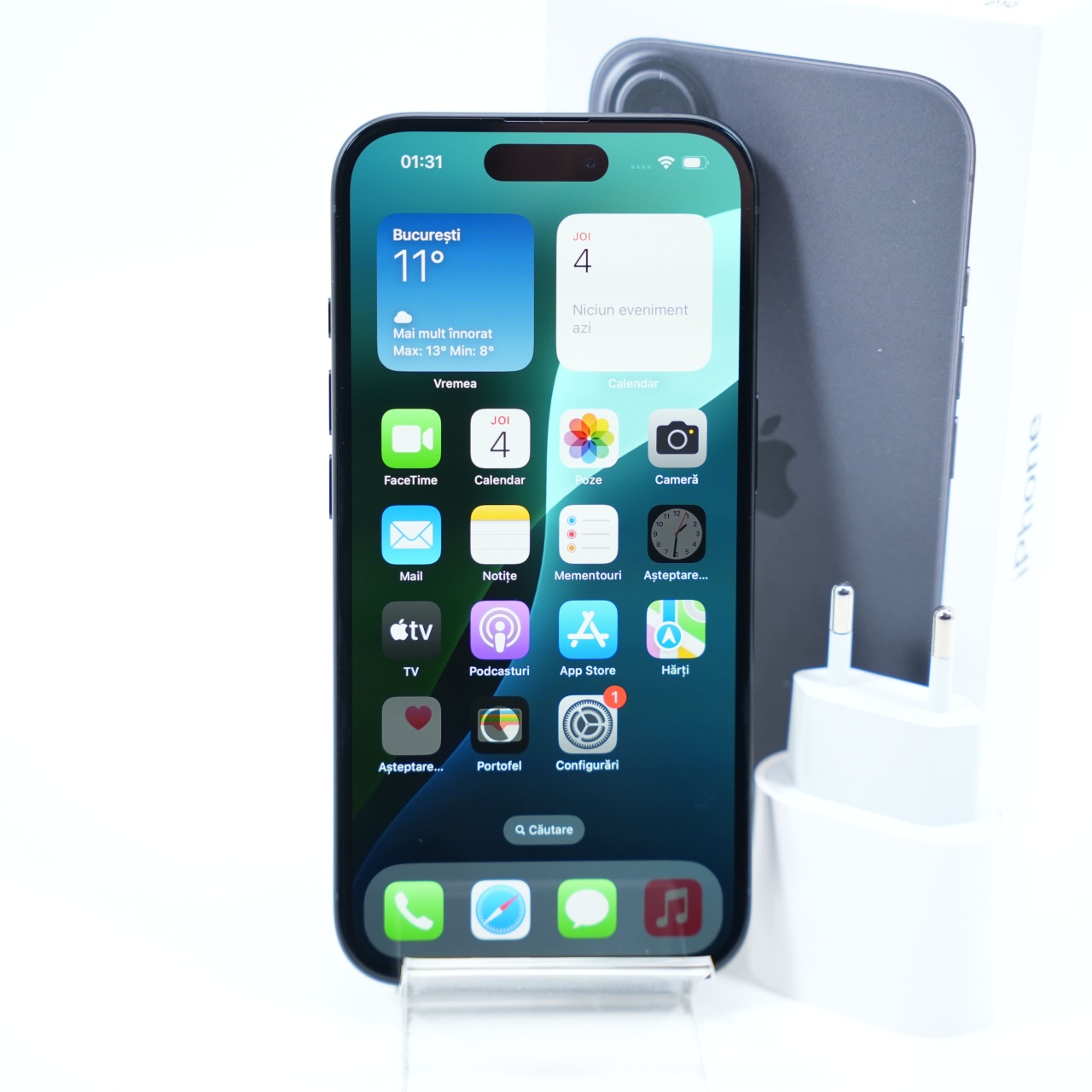 Telefon Apple iPhone 16 128GB, Black
