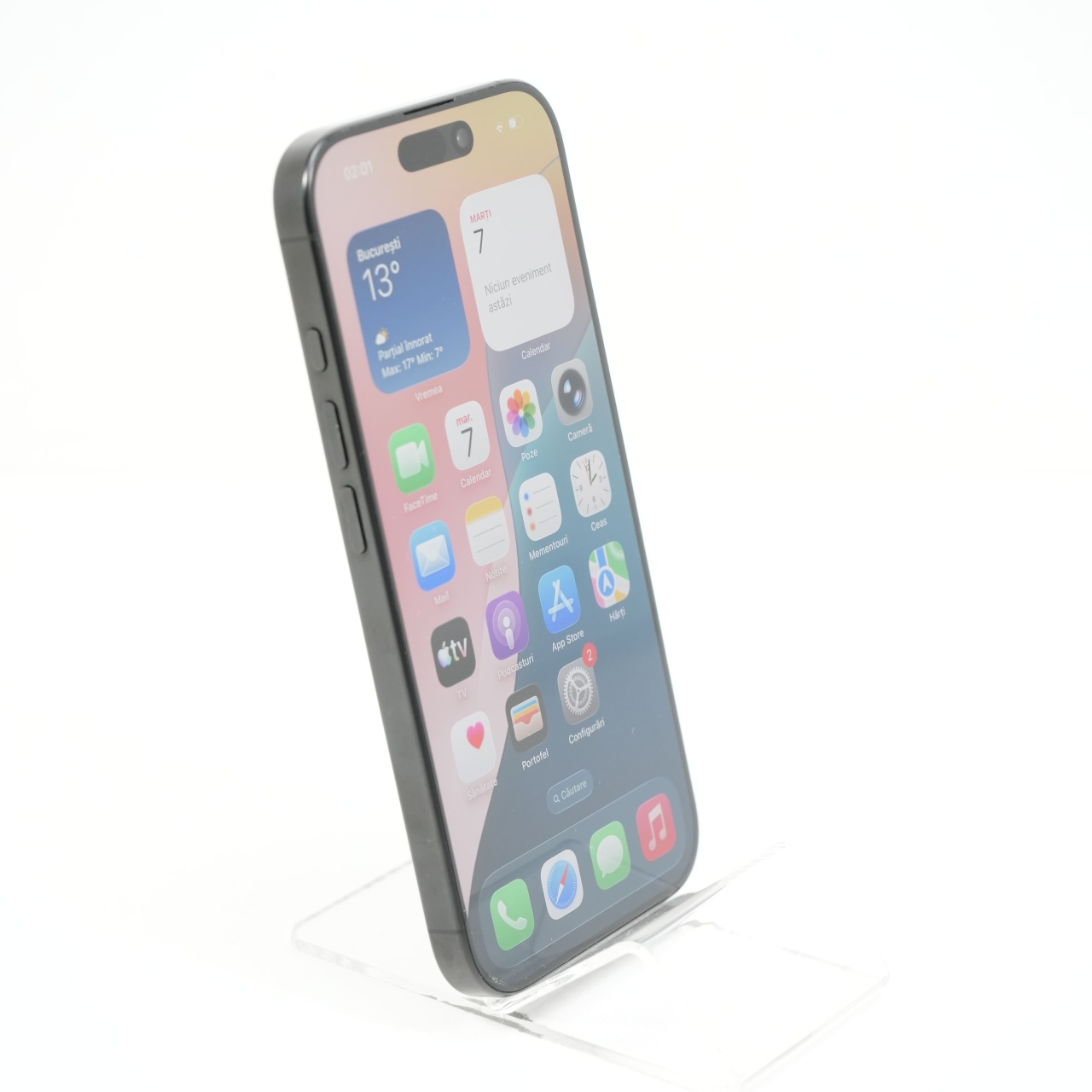 Telefon Apple iPhone 16 Pro 256GB, Black Titanium - imagine 3