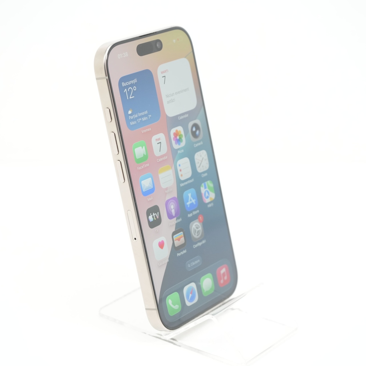 Telefon Apple iPhone 16 Pro 256GB, Natural Titanium - imagine 3