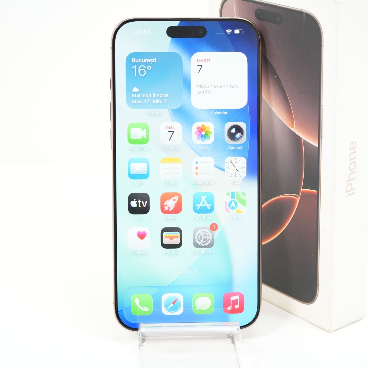 Telefon Apple iPhone 16 Pro Max 256GB, Desert Titanium - imagine 6