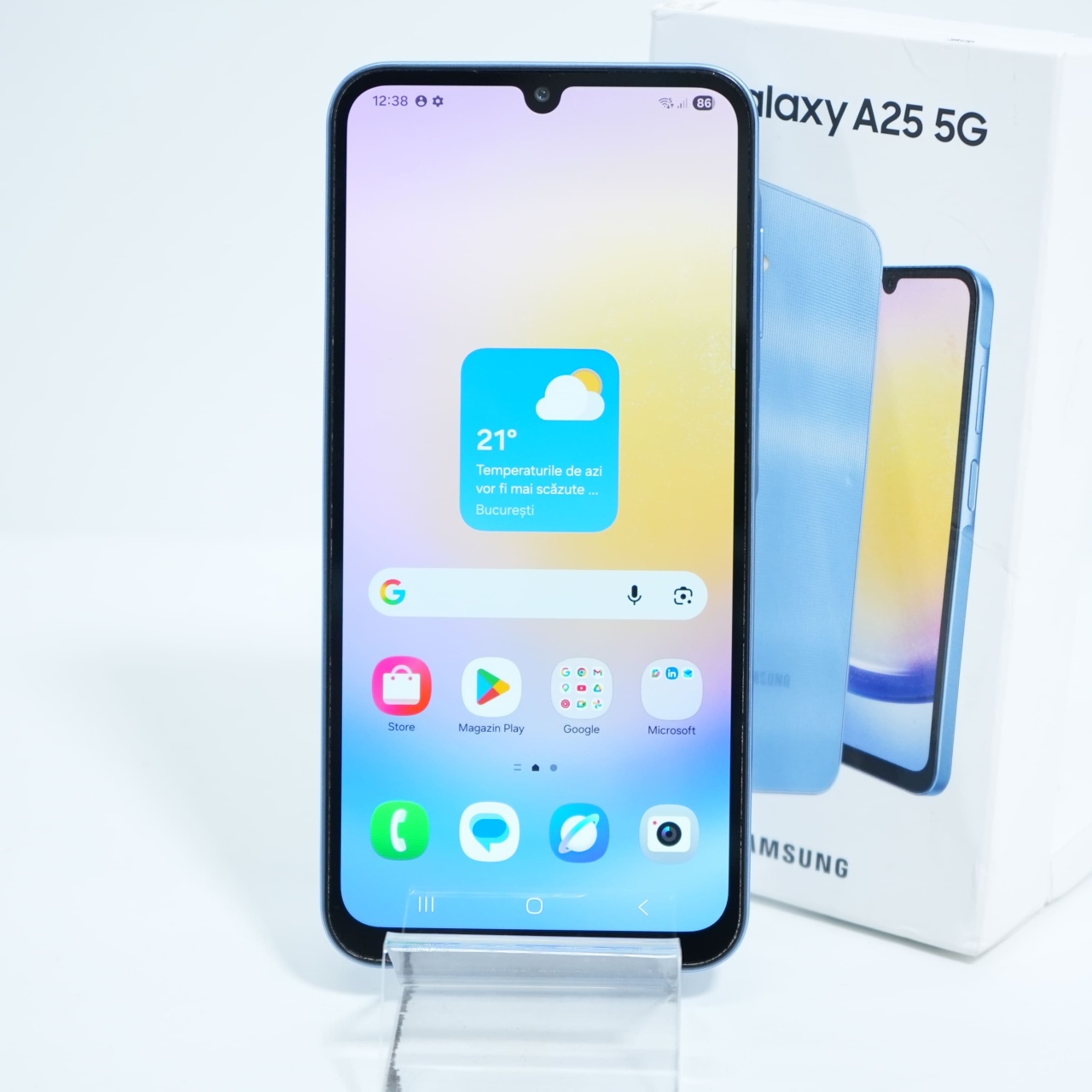 Telefon Samsung Galaxy A25 128GB, Optimistic Blue - imagine 2