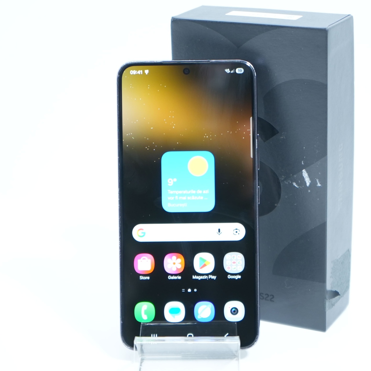 Telefon Samsung Galaxy S22 256GB, Phantom Black - imagine 2