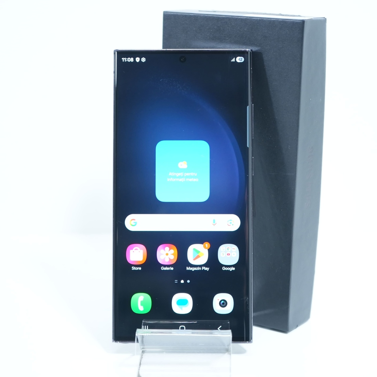 Telefon Samsung Galaxy S23 Ultra 256GB, Phantom Black - imagine 2