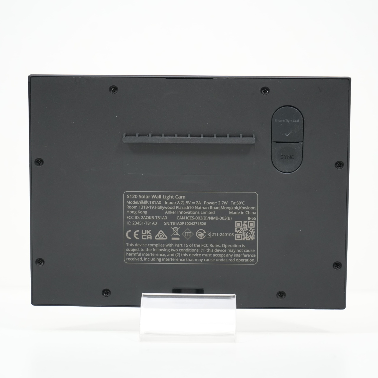 Camera Eufy Solar Wall Light Cam S120 - imagine 3