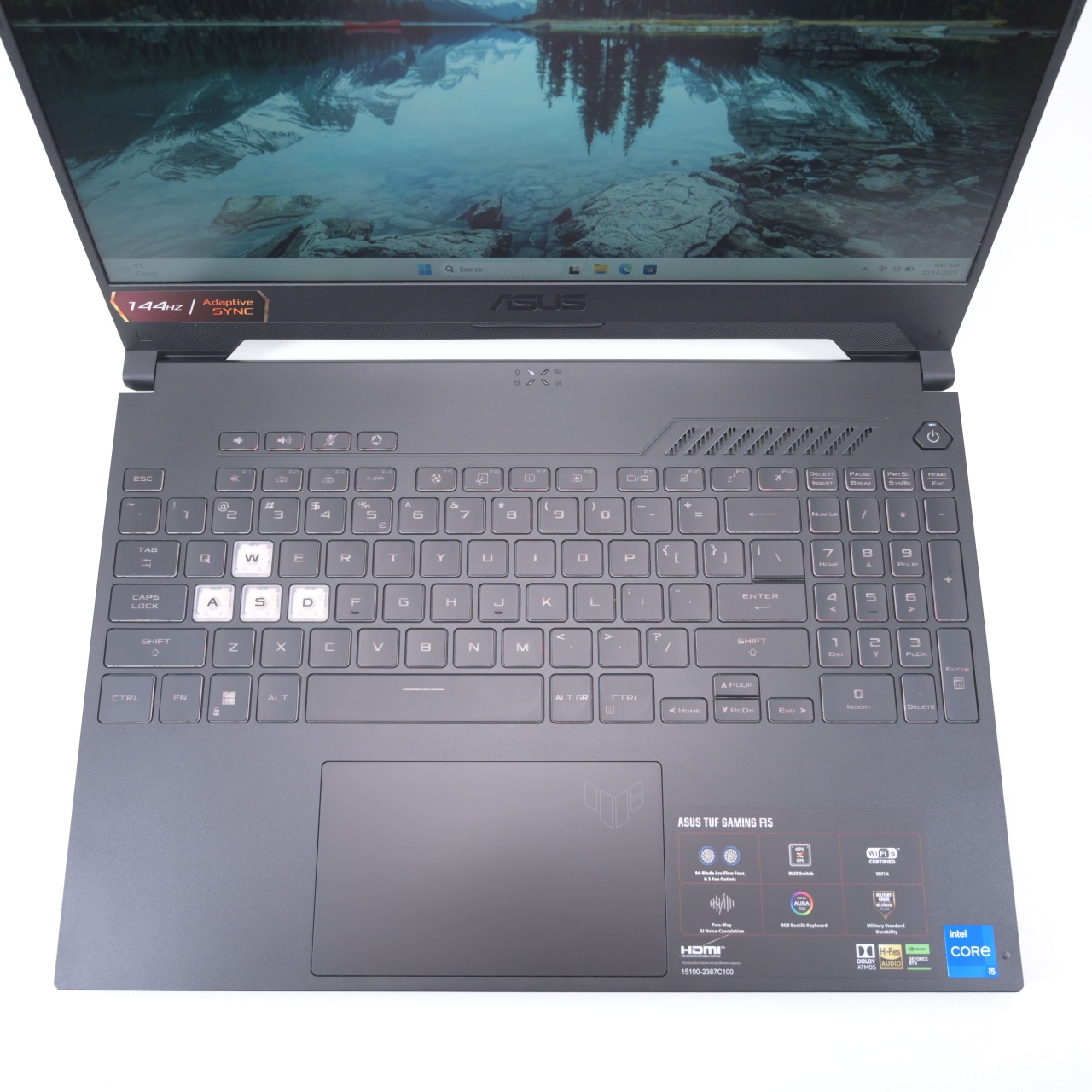 Laptop Asus TUF Gaming F15 (FX507ZC4-HN089), Intel Core i5-12500H, Ecran de 15.6