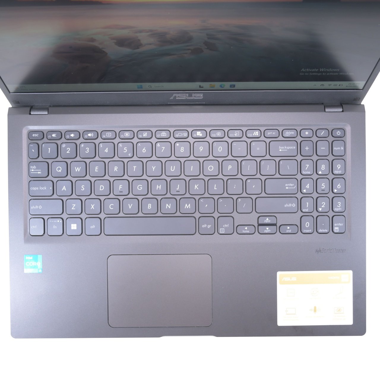 Laptop Asus VivoBook 15 (R1500EA-BQ3463), Intel Core i3-1115G4, Rezolutie FullHD, 15.6