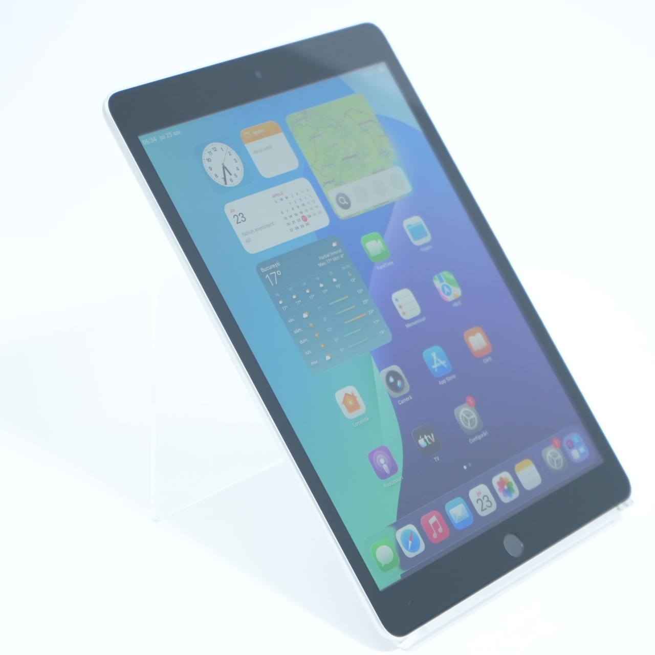 Tableta Apple iPad 10.2 (2021) 256GB, 3GB, Silver - imagine 4