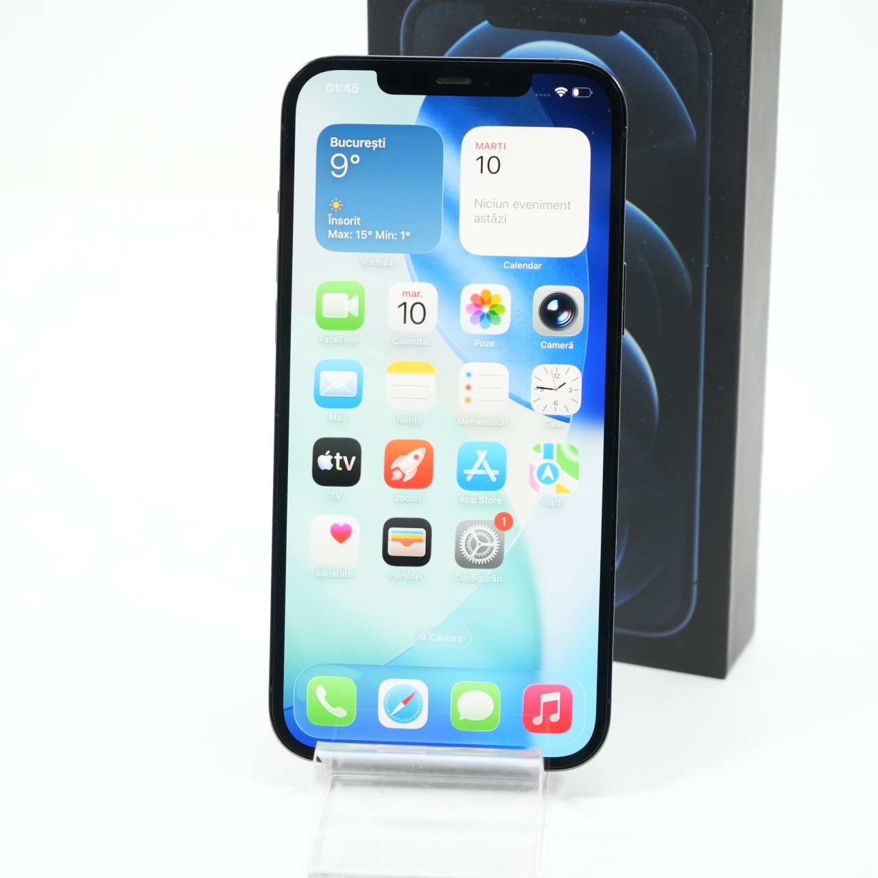 Telefon Apple iPhone 12 Pro Max 128GB, Pacific Blue - imagine 2