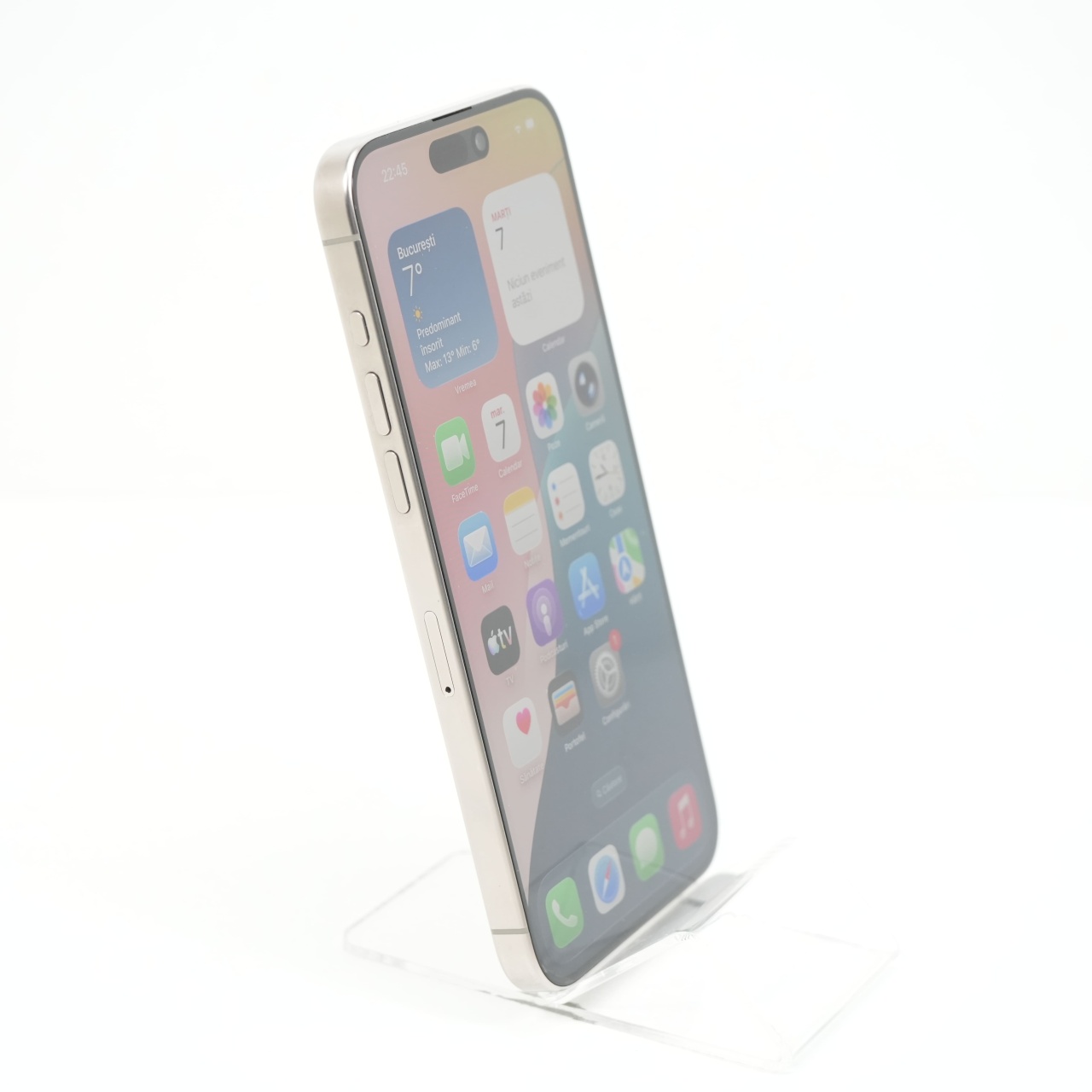 Telefon Apple iPhone 15 Pro Max 256GB, Natural Titanium - imagine 4