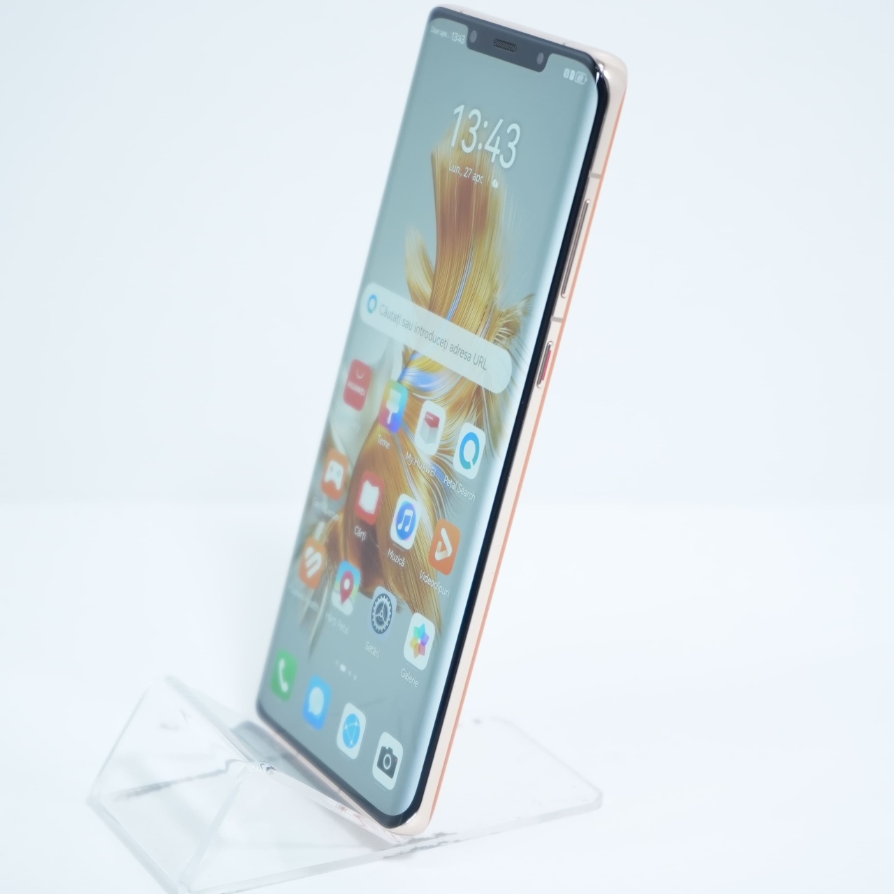 Telefon Huawei Mate 50 Pro, Orange - imagine 4