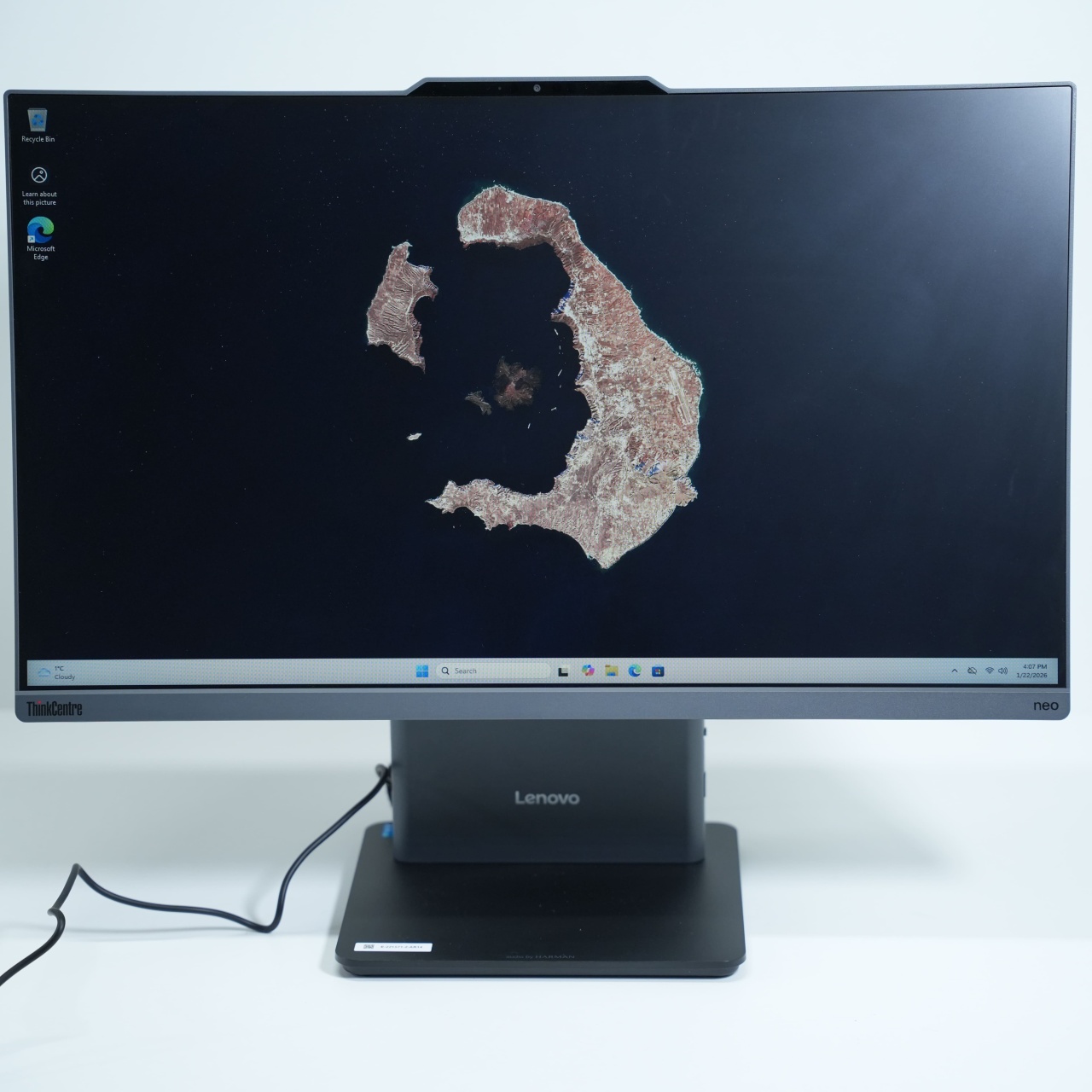 Unitate Pc All In One Lenovo Thinkcentre Neo 50a 24 Gen 5, Intel Core i3-1315U, 23.8", Rezolutie FullHD, 8 GB DDR5, SSD de 512 GB, Intel UHD Graphics - imagine 2