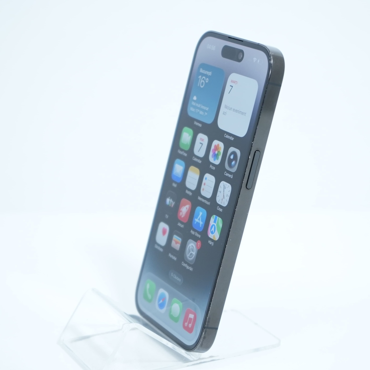 Telefon Apple iPhone 14 Pro 128GB, Space Black - imagine 3