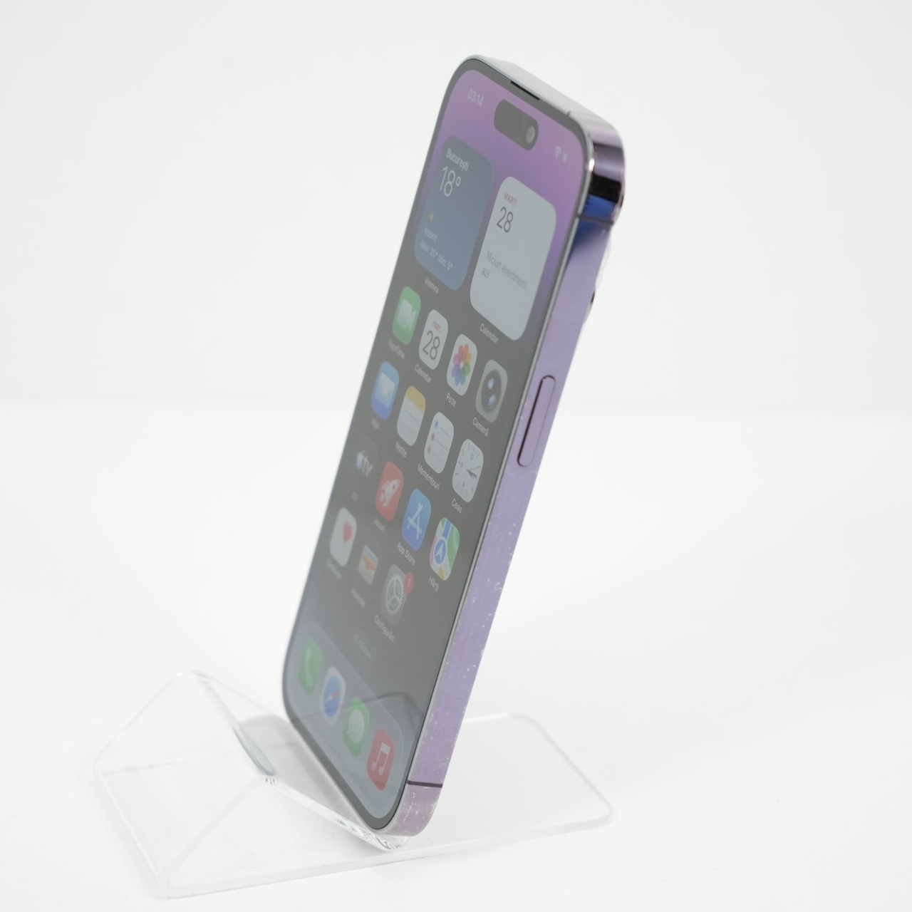 Telefon Apple iPhone 14 Pro 256GB, Deep Purple - imagine 3
