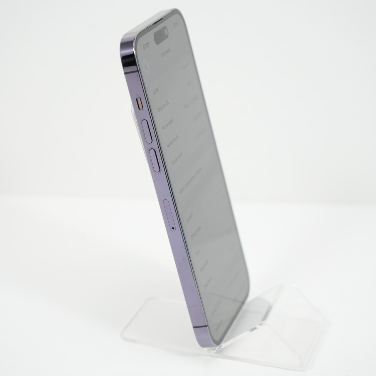 Telefon Apple iPhone 14 Pro Max 128GB, Deep Purple - imagine 4