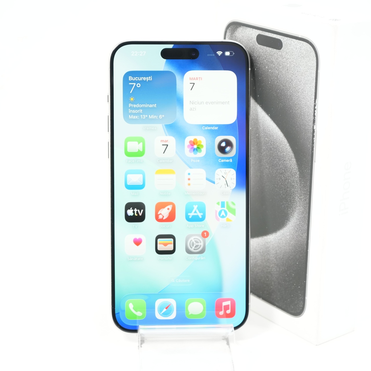 Telefon Apple iPhone 15 Pro Max 256GB, White Titanium - imagine 7