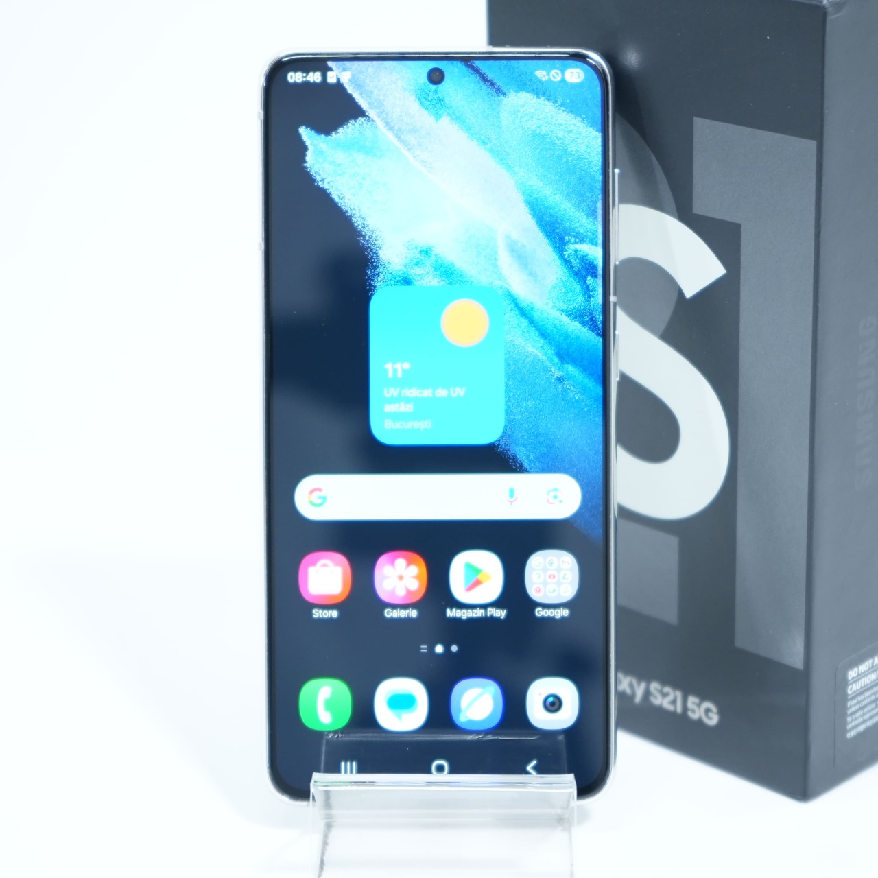 Telefon Samsung Galaxy S21 5G 128GB, Phantom White - imagine 8