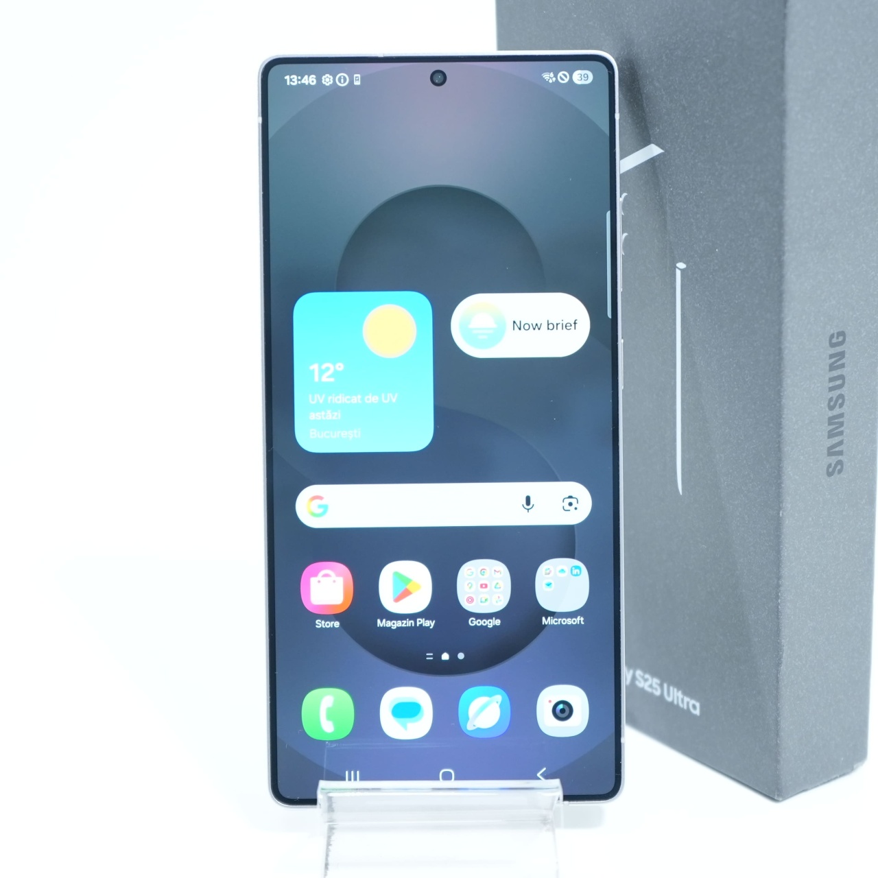 Telefon Samsung Galaxy S25 Ultra 256GB, Titanium White Silver - imagine 5