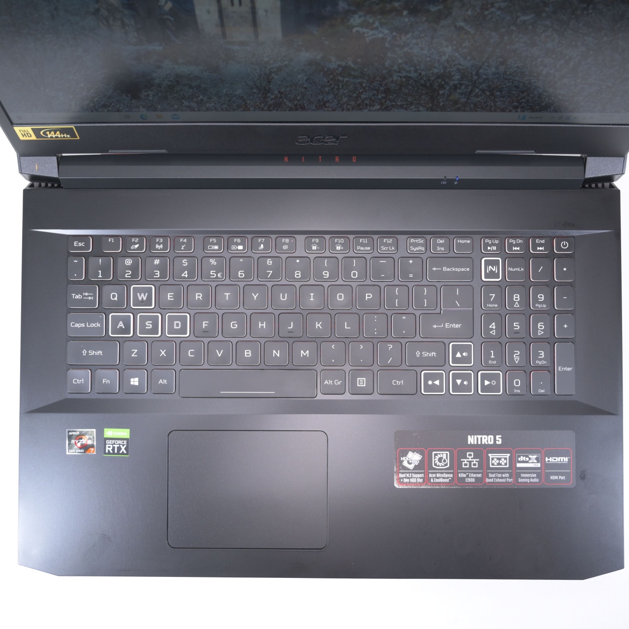 Laptop Acer Nitro 5 (AN517-41-R55E), AMD Ryzen 7 5800H, 17.3