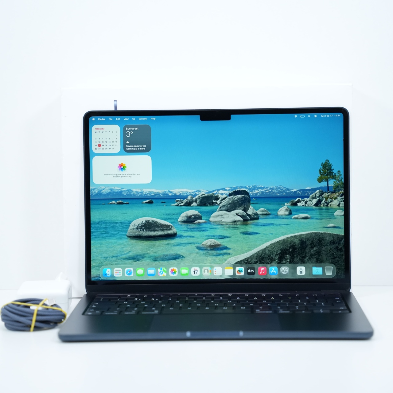 Laptop Apple Macbook Air A2681 (M2, 2022), Apple M2, 13.6", Rezolutie 2560 x 1664, 8 GB DDR5, SSD de 512 GB, Apple M2 - imagine 8