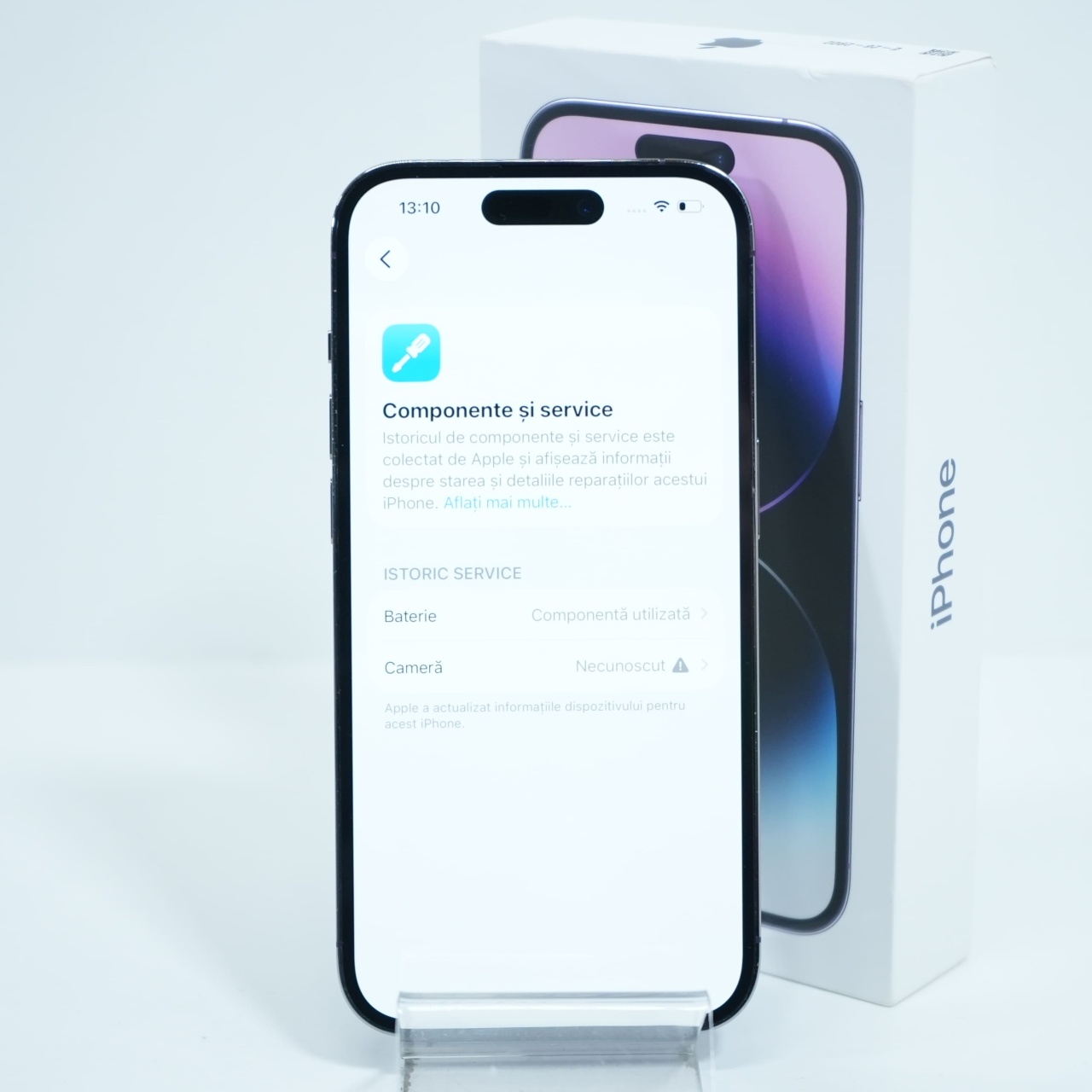 Telefon Apple iPhone 14 Pro 128GB, Deep Purple - imagine 8