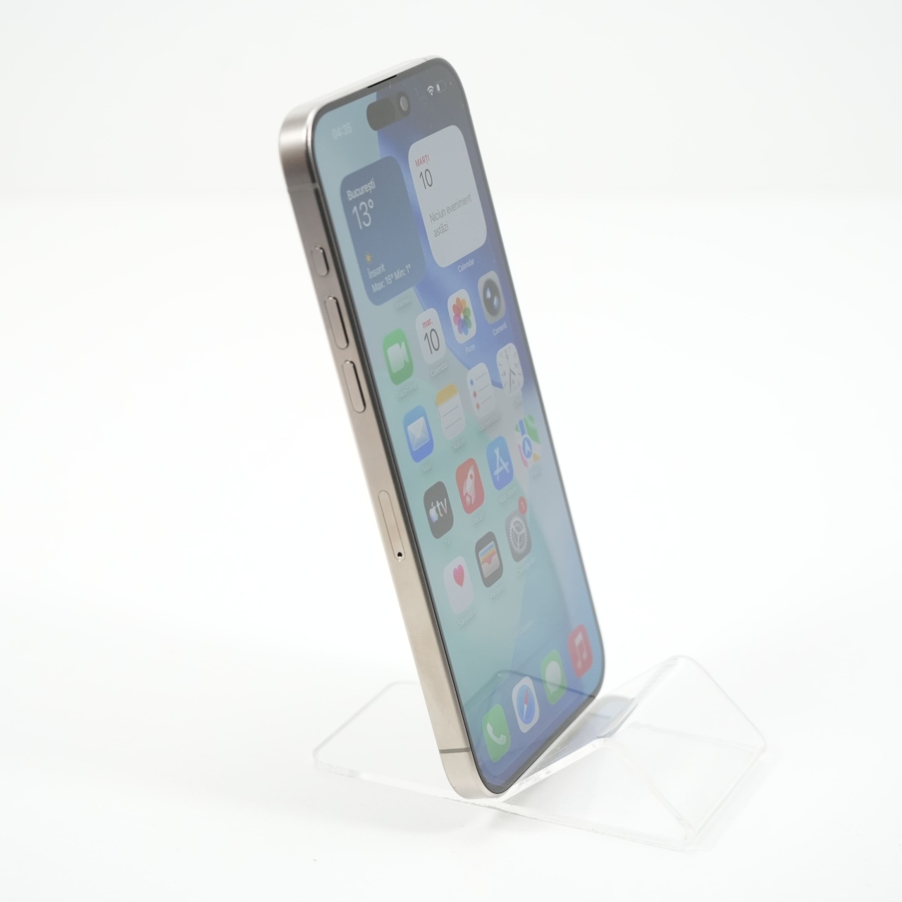 Telefon Apple iPhone 15 Pro Max 512GB, Natural Titanium - imagine 3