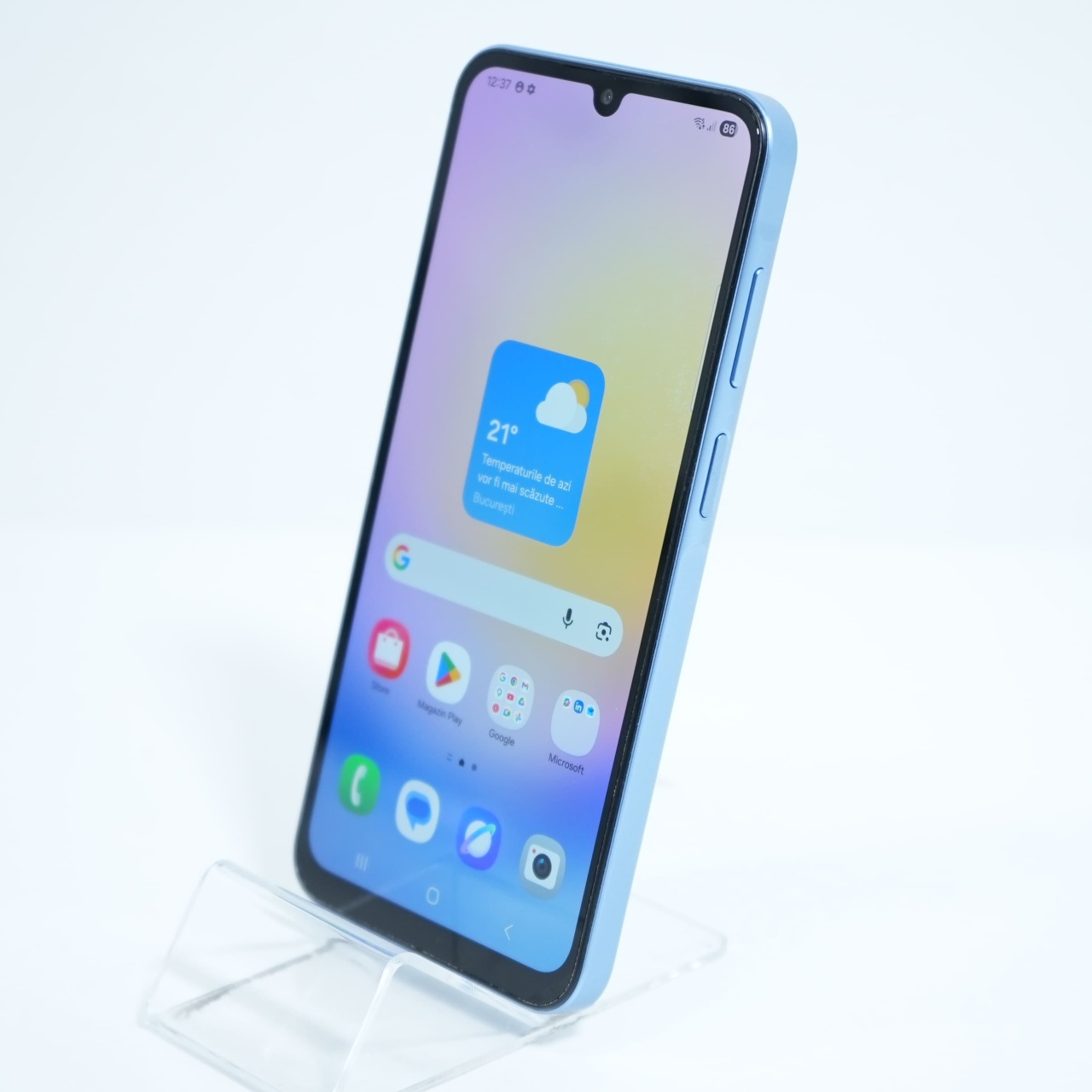 Telefon Samsung Galaxy A25 128GB, Optimistic Blue - imagine 3