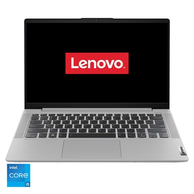 Laptop Lenovo IdeaPad 5 14ITL05, Intel Core i5-1135G7, 14", Rezolutie FullHD, 16 GB DDR4, SSD de 512 GB, Intel Iris Xe Graphics