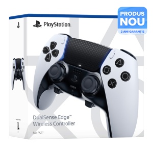 Controller wireless Sony DualSense Edge pentru PlayStation 5 (PS5), White - Img 2