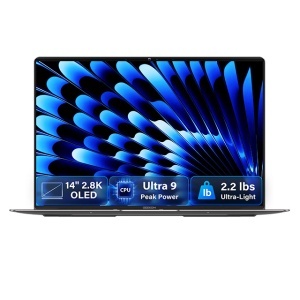 Laptop Geekom NX14CM, Intel Core Ultra 9 185H, 14", Rezolutie 2880 x 1800, 120Hz, 32 GB DDR5, SSD de 1 TB, Intel Arc Graphics