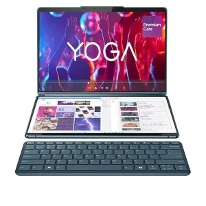 Laptop Lenovo Yoga Book 9 13iru8, Intel Core i7-1355U, Rezolutie 2.8K, 13.3", Touchscreen, 16 GB DDR5, SSD de 1 TB, Intel Iris Xe Graphics