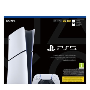 Consola PlayStation 5 Slim Digital Edition (PS5) 825GB, E-Chassis, White - Img 8
