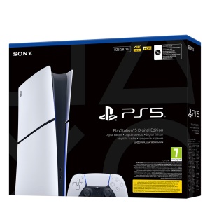 Consola PlayStation 5 Slim Digital Edition (PS5) 825GB, E-Chassis, White - Img 7