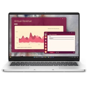 Laptop Dell Pro 14 PC14250, Intel Core Ultra 7 265U, 14", Rezolutie 1920 x 1200, 16 GB DDR5, SSD de 512 GB, Intel Graphics