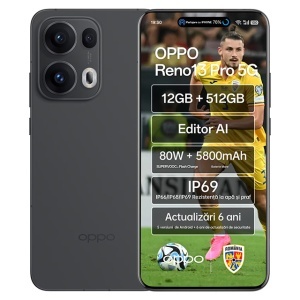 Telefon Oppo Reno13 Pro 512GB, Graphite Grey