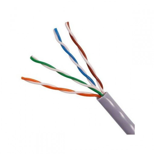 Cablu UTP Cat 6 23AWG CCA 0.56mm rola 305M