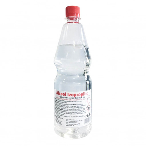 Alcool izopropilic 900 ml / C % 99,9 ALC900 HIGH QUALITY transparent