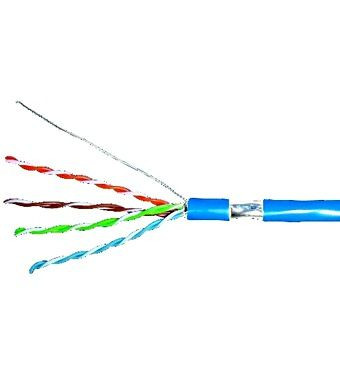 Cablu Schrack F/UTP Cat.5e, HSEKF424P1, 4x2xAWG24/1, PVC, Eca, albastru, cutie