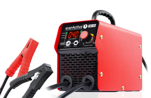EverActive redresor 12+24V curent reglabil 5-40A pentru acumulatori 25-1000A + robot pornire 300A CBC-40