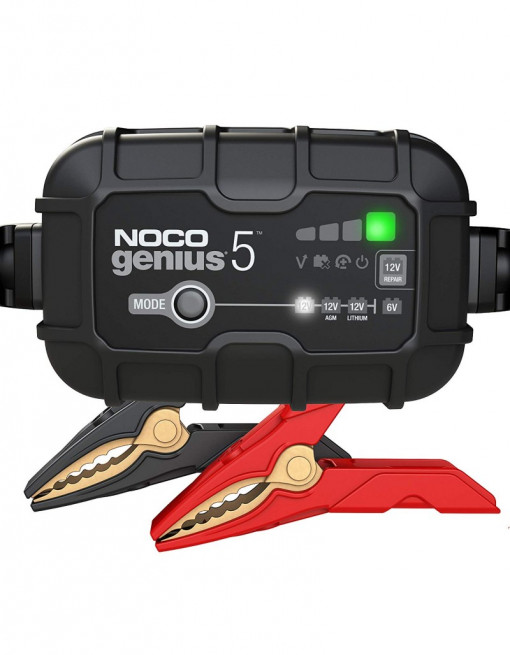 NocoGenius redresor Smart 6+12V 5A pentru acumulatori maxim 120A GENIUS5 (1/6)