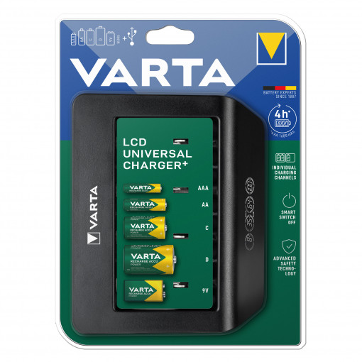 Varta incarcator LCD Universal Charger+ 57688.101401 (1/2)