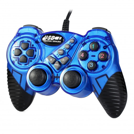 Gamepad USB-906 blue / red DoubleShock TED300402 EOL
