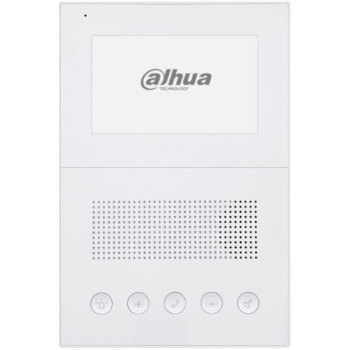 Post interior audio Dahua IP VTH2201DW, 5 butoane, Intercom, Alarma