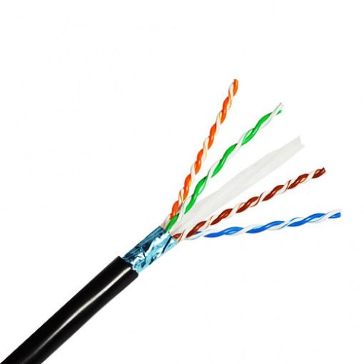 Cablu FTP CAT6 Cupru 100% 4*2*0.5 mm 24 AWG tambur 305m