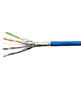 Cablu Schrack F/FTP Cat.6a, HSKP423HA5, 4x2xAWG23/1,500MHz, LS0H-3,Dca, albastru