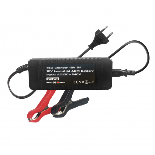 Incarcator cu debransare VRLA AGM 12V 5A TED TED003560
