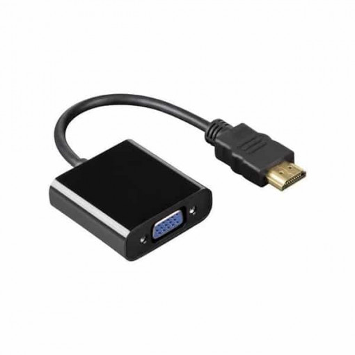Adaptor cablu HDMI tata la VGA mama Well