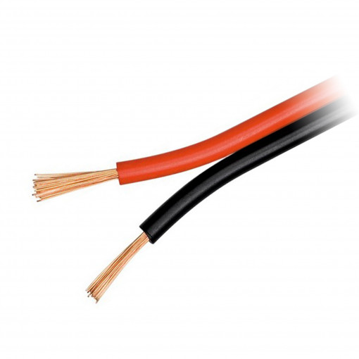Cablu bifilar plat marcat pentru boxe 2 x 1 mm MYUP KAB0391 / Dalbi