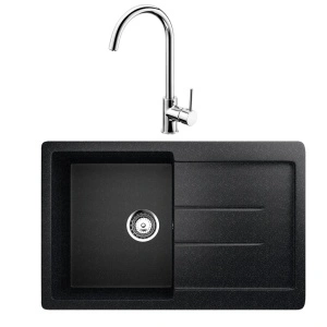 Granitna sudopera Ulgran U507 i lučna inox slavina SET