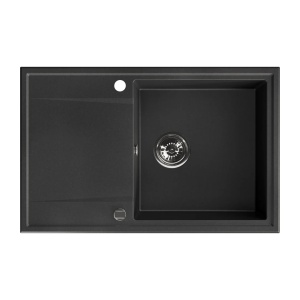 Granitna sudopera Valterra NIKO 780 crna boja 780x500 mm